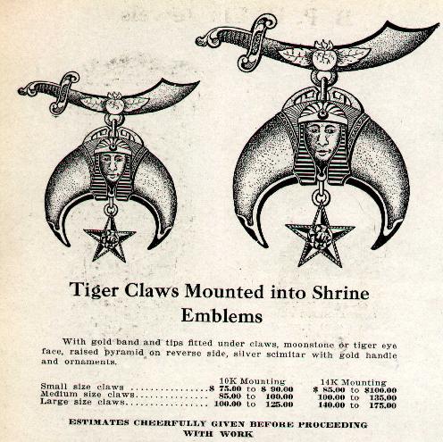 Shrine Tiger Claw FOB